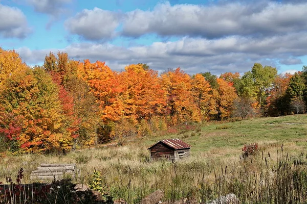 Podzim v Quebecu. Kanada, Severní Amerika. — Stock fotografie