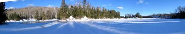 Λίμνη στο Κεμπέκ. Καναδάς, Βόρεια Αμερική. Εικόνα Αρχείου