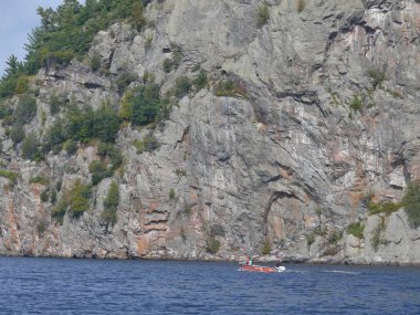 Pembroke Rock'ta. Kanada, Kuzey Amerika.