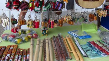 Crafts in Santa cruz. Bolivia, south America. clipart