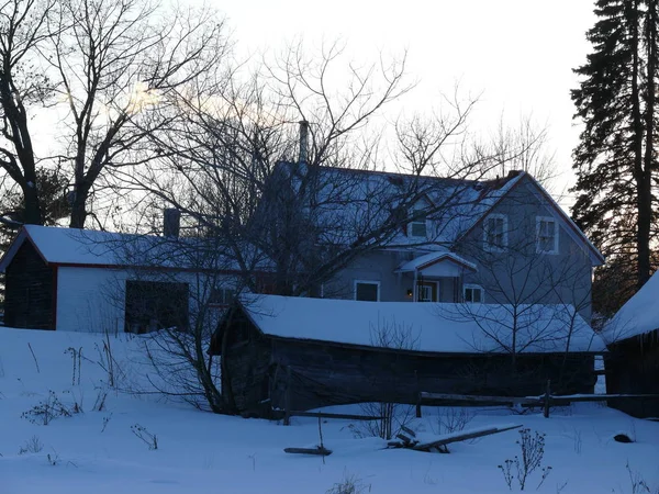 Granja en Quebec. Canadá, América del Norte . —  Fotos de Stock