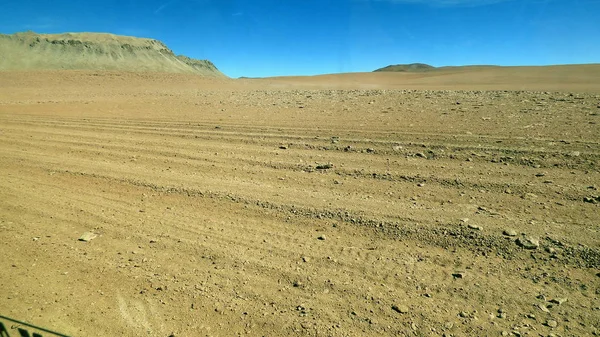 Siloli çölde Altiplano. Bolivya, Güney Amerika. — Stok fotoğraf