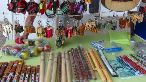 Crafts in Santa cruz. Bolivia, south America. — Stock Photo, Image