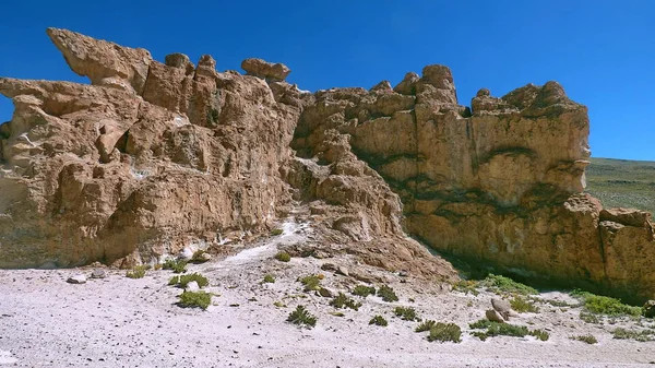 Altiplano kayalarda. Bolivya, Güney Amerika. — Stok fotoğraf