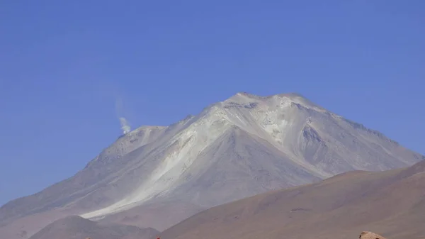 Vista Altipiano Monti Vulcani Deserti Lagune — Foto Stock
