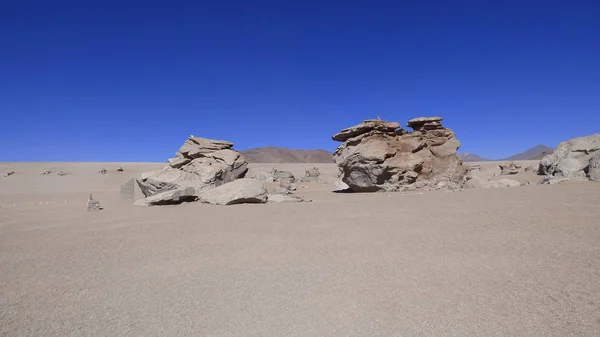 Altiplano Manzarası Anıtlar Vulkanlar Çöller Lagunalar — Stok fotoğraf