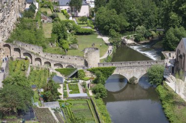 Lüksemburg şehri manzarası