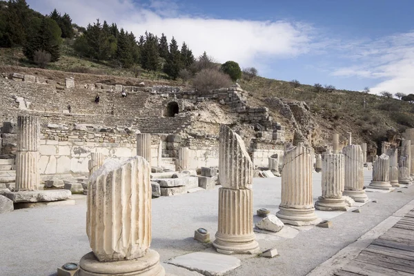 Unesco Heritage Site of the Ancient City of Ephesus, Selcuk, Tur — Stock Photo, Image