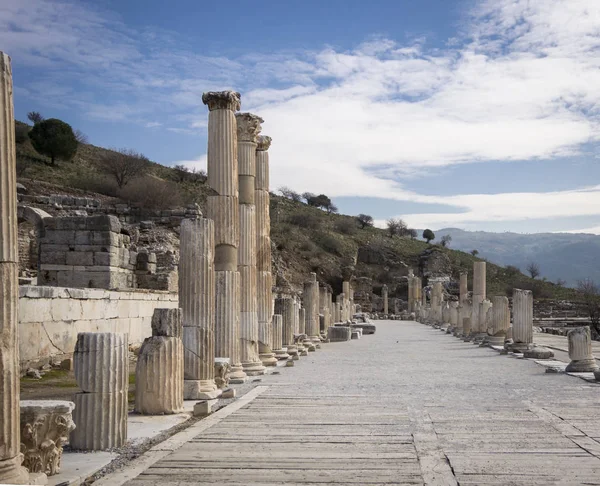 UNESCO miras Efes Antik şehir, Selçuk, Tur — Stok fotoğraf