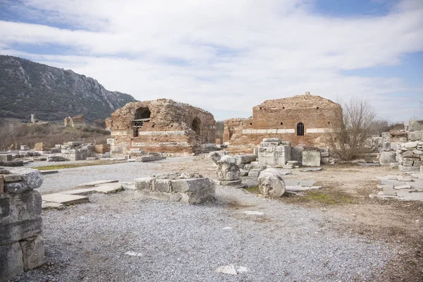 Património da Unesco da Cidade Antiga de Éfeso, Selcuk, Tur — Fotografia de Stock