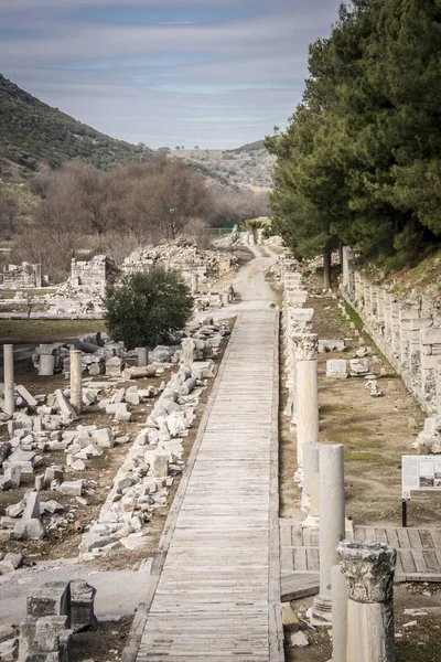 Património da Unesco da Cidade Antiga de Éfeso, Selcuk, Tur — Fotografia de Stock