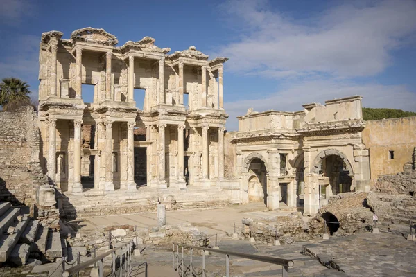 Dědictví UNESCO staré město Efez, Selcuk, Tur — Stock fotografie