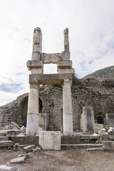 Unescos världsarv av antika staden Efesos, Selcuk, Tur — Stockfoto