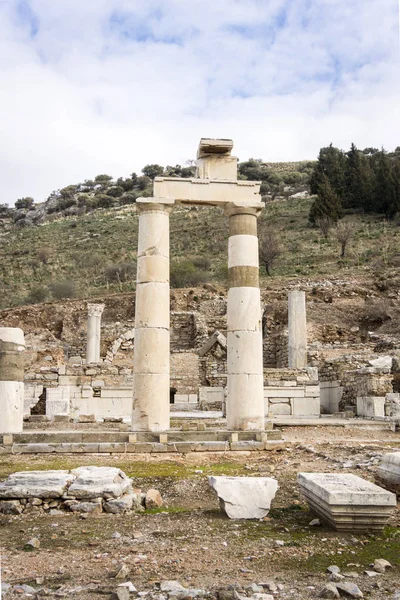 Património da Unesco da Cidade Antiga de Éfeso, Selcuk, Tur — Fotografia de Stock
