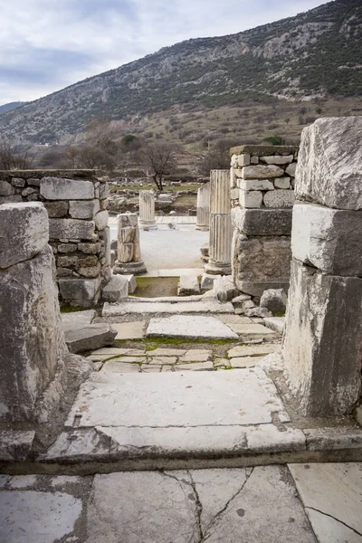 Património da Unesco da Cidade Antiga de Éfeso, Selcuk, Tur — Fotografia de Stock