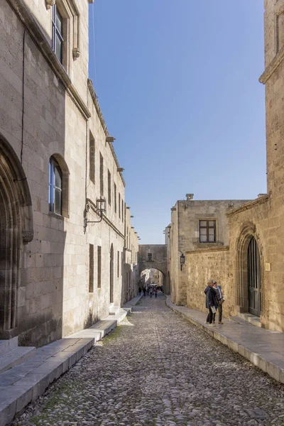 Street, Old Town, Rhodes — Stock Fotó