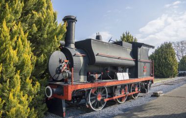 eski buharlı lokomotif