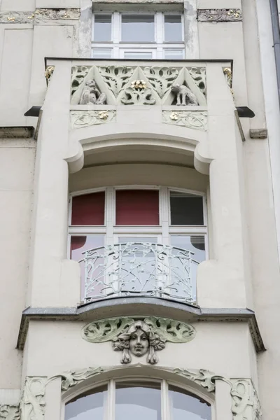 Art-Deco budovy v Praze, Česká republika — Stock fotografie
