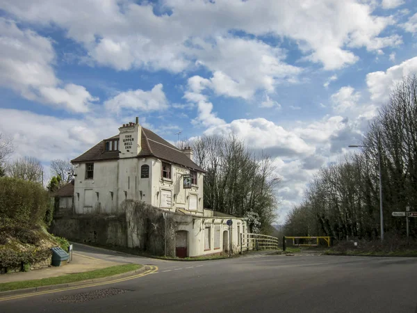 Terk edilmiş üst Bell Inn, Kent, İngiltere