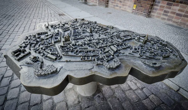 Town Scale Model of Stralsund, Germany — Stock Photo, Image