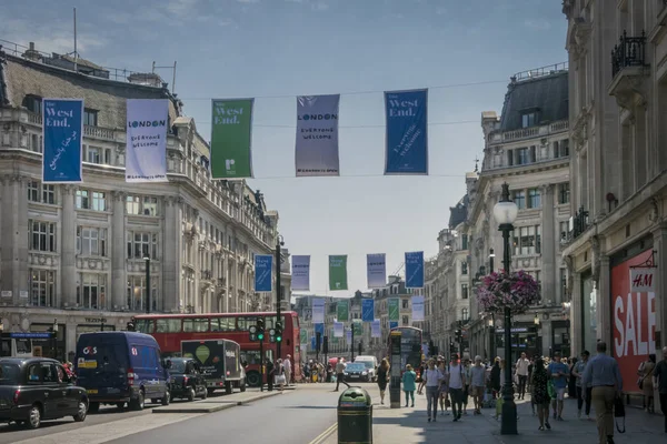 Oxford Circus, London, Egyesült Királyság — Stock Fotó