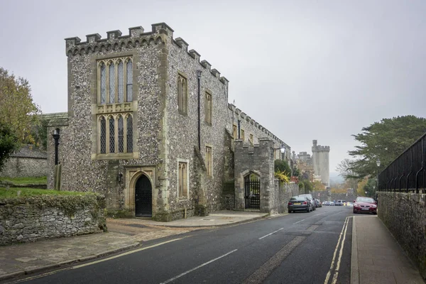 Street View na hrad Arundel, West Sussex — Stock fotografie