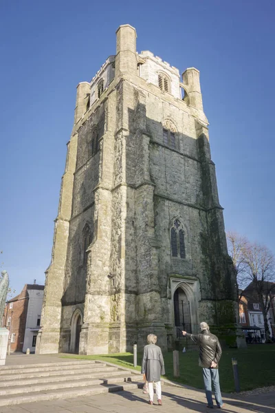 Turnul clopotniță al catedralei din Chichester — Fotografie, imagine de stoc