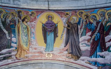 Dökülmüş kan Kilisesi içinde dini sanat