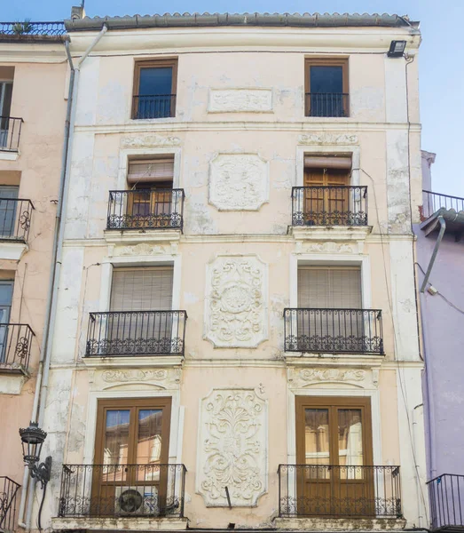 Ornate building Facade, Xativa, Spain Facade, Xativa, Spain — Stock Photo, Image