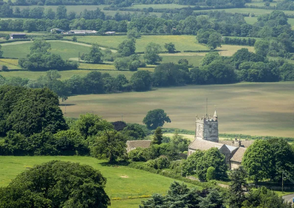 Igreja de Saint Martin, North-Nibley, Gloucestershire — Fotografia de Stock