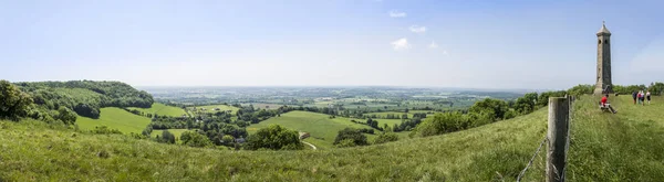 Tyndale pomnik Panorama, Gloucestershire, Wielka Brytania — Zdjęcie stockowe