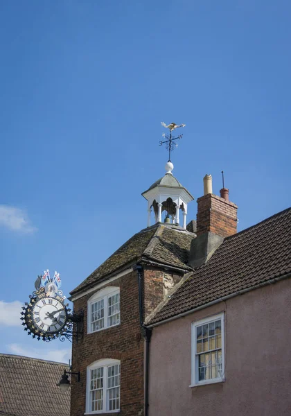 Tolsey ρολόι, Wotton-κάτω από-Edge, Gloucestershire — Φωτογραφία Αρχείου