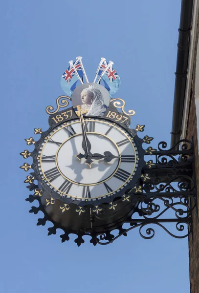 Orologio Tolsey, Wotton-Under-Edge, Gloucestershire — Foto Stock