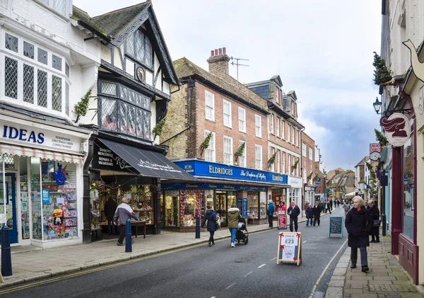 High Street στην Κοκκάλα, Kent, Ηνωμένο Βασίλειο — Φωτογραφία Αρχείου