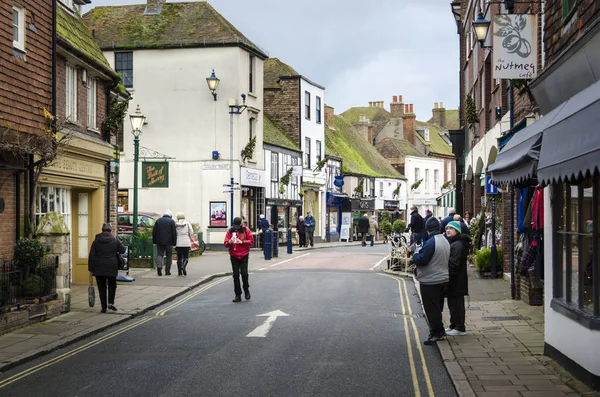 High Street v Hythe, Kent, Velká Británie — Stock fotografie