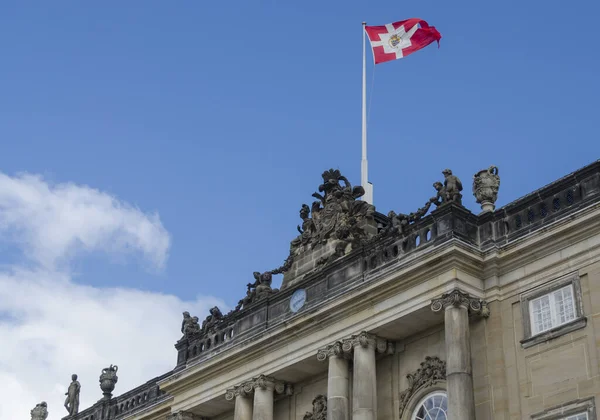 Deense koninklijke vlag — Stockfoto