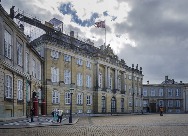 Amalienborg Palace, Copenhagen, Denmark