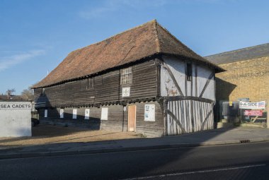 Ancient Timber Framed Building in  Faversham, Kent, UK clipart