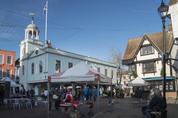 Ancient Market Town of Faversham, Kent, Uk — Stock fotografie