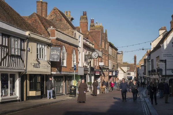 Cidade antiga do mercado de Faversham, Kent, Reino Unido — Fotografia de Stock