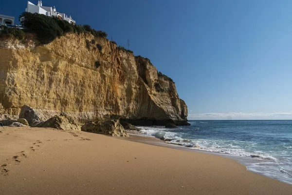 The Beach at Carvoeiro — Stockfoto