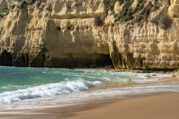 The Beach at Carvoeiro — Stockfoto