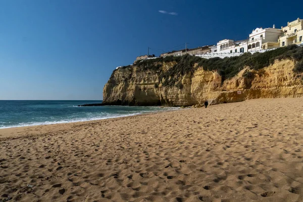 The Beach at Carvoeiro — Stockfoto