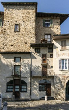 Eski Bergamo şehrinin mimarisi, İtalya, Avrupa