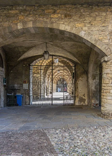 Architectuur Oude Stad Van Bergamo Italië Europa — Stockfoto