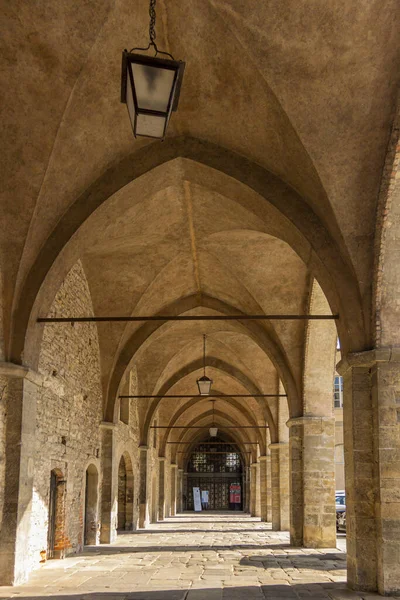 Architektura Starym Mieście Bergamo Włochy Europa — Zdjęcie stockowe