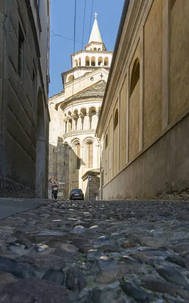 Santa Maria Maggiore Starobylém Městě Bergamo Itálie — Stock fotografie