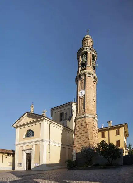 Церква Святого Мартіна Торре Болдоні Провінція Бергамо Італія — стокове фото