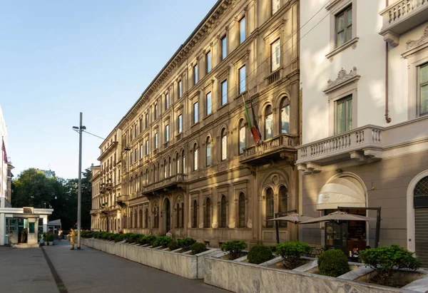 Древняя Архитектура Милана Италия — стоковое фото