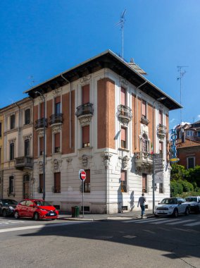 İtalya 'nın Milano şehrinde antik mimari